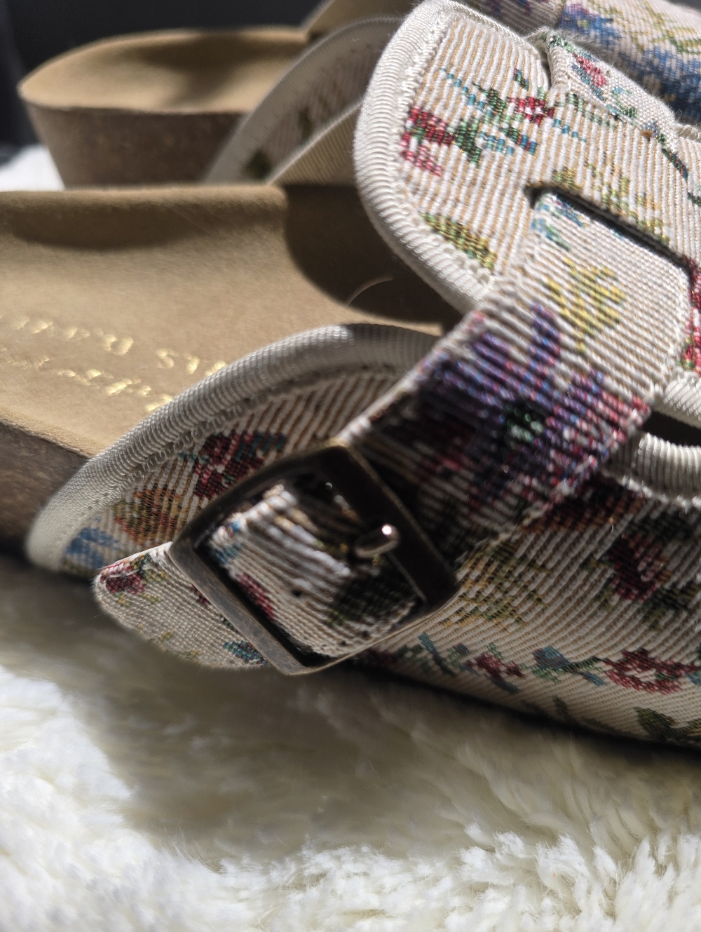 NWOB Altar'd StateLorenna Floral Tapestry Platform Clogs, Size 7 - Picture 6 of 15